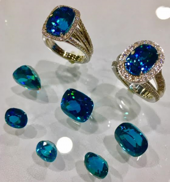 Steve Schmier's Jewelry, Blue Zircon Rings