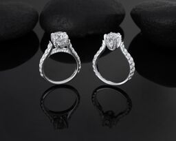 Steve Schmier's Jewelry, Diamond Cathedral Rings