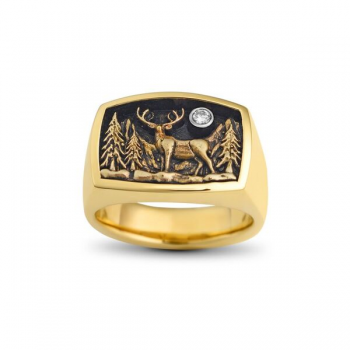 Steve Schmier's Jewelry, Deer Ring