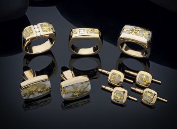 Steve Schmier's Jewelry, California Gold Bearing Quartz