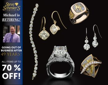 Steve Schmier's Jewelry, Closing Sale: Up to 70% Off All Inventory